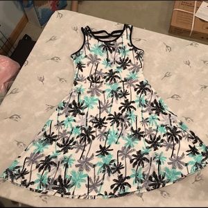 SO brand girls palm tree pattern skater dress, 12